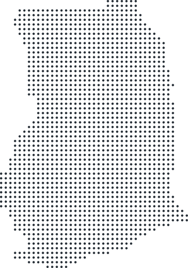 Ghana map showing our service areas